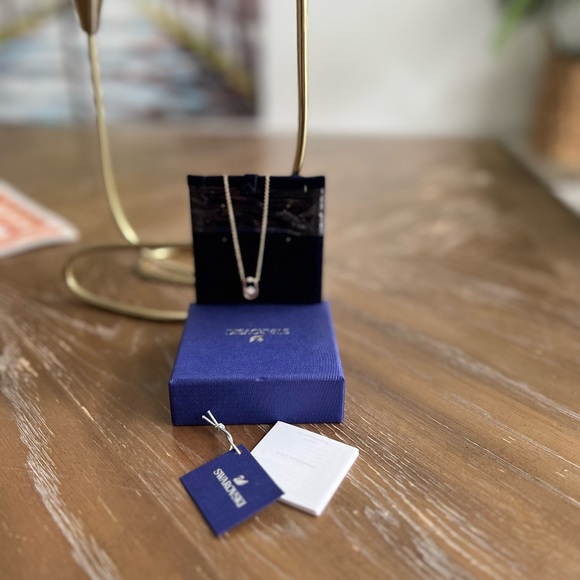 Swarovski Sparkling Dance necklace Rose/gold - Picture 11 of 12